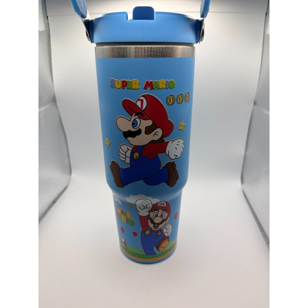 Super Mario Water Bottle 32 oz - NIB